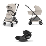Cybex Trio Melio Dune Grey con Cloud T I-Size