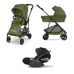 Cybex Trio Melio Carbon Moss Green con Cloud T I-Size