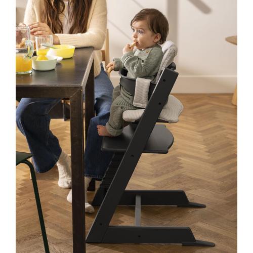 Stokke Seggiolone Tripp Trapp 2 in 1 Black con Baby Set