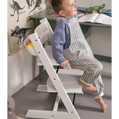 Stokke Seggiolone Tripp Trapp 4 in 1 White con cinture