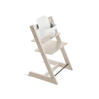 Stokke Seggiolone per neonati Tripp Trapp 3 in 1 Whitewash con Newborn