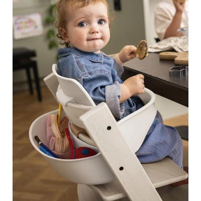 Stokke Seggiolone per neonati Tripp Trapp 3 in 1 Whitewash con Newborn antracite