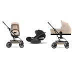 Cybex Trio Eezy S Twist+2 Almond Beige con Cloud T I-Size