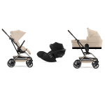 Cybex Trio EEZY S TWIST+2 Almond Beige con Cloud G I-Size