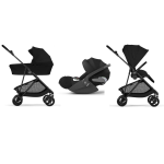 Cybex Trio Melio Carbon Magic Black con Cloud T I-Size