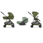 Cybex Trio Melio Carbon Moss Green con Cloud T Plus I-Size