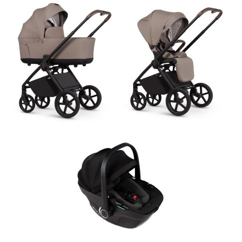 Venicci Set 3 in 1 Claro Almond con Tiago Black