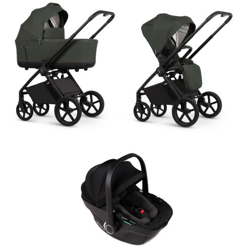 Venicci Set 3 in 1 Claro 2 Forest con Tiago Black