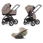 Venicci Trio Claro 2 Almond con Cloud T I-Size Plus