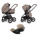 Venicci Trio Claro 2 Almond con Cloud G I-Size Plus