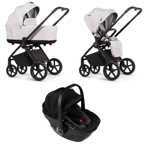 Venicci Set 3 in 1 Claro Vanilla con Tiago Black