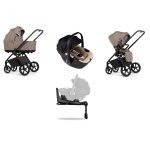 Venicci Set 4 in 1 Claro 2 Almond con Tiago Beige e Isofix