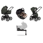 Venicci Set 4 in 1 Claro 2 Forest con Tiago Beige e Isofix