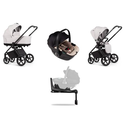 Venicci set 4 in 1 Claro 2 Vanilla con Tiago Beige e Isofix