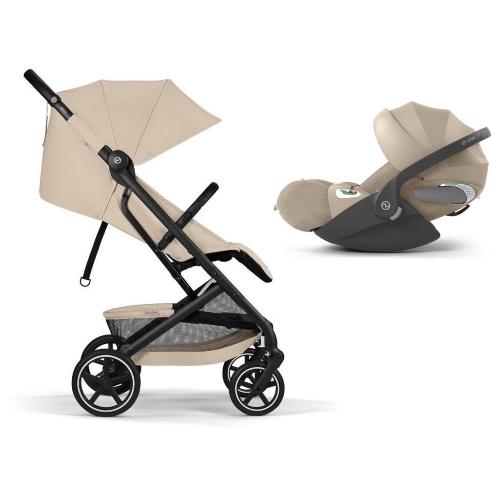 Cybex Travel System Beezy Almond Beige e Cloud T i-size Plus