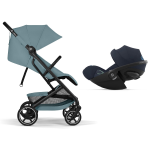 Cybex Travel System Beezy Stormy Blue e Cloud G Plus