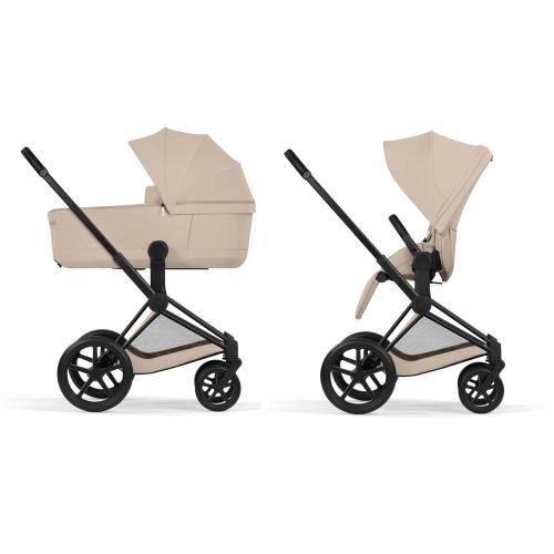 Cybex Duo Priam Comfort Matt Black-Cozy Beige