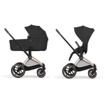 Cybex Duo Priam Comfort Rosegold-Sepia black