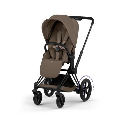 Cybex Duo ePriam Comfort Matt Black-Coconut Brown