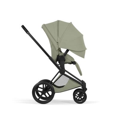 Cybex Trio Priam Style Sage Green con telaio Matt black e Cloud T I-Size Plus