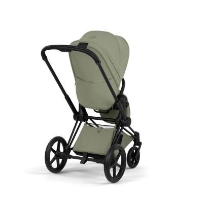 Cybex Trio Priam Style Sage Green con telaio Matt black e Cloud T I-Size Plus