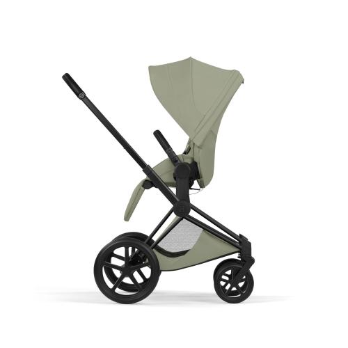 Cybex Trio Priam Style Sage Green con telaio Matt black e Cloud T I-Size Plus