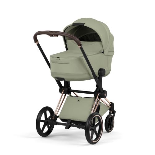 Cybex Platinum  PRIAM Style Trio Sage Green  Rosegold | rosegold con Cloud T Plus