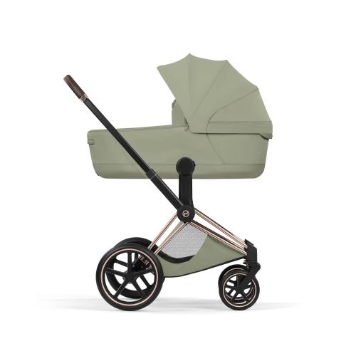Cybex Platinum  PRIAM Style Trio Sage Green  Rosegold | rosegold con Cloud T Plus