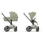 Cybex Duo Priam Style Chrome-Sage Green