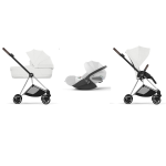 Cybex Trio Mios Style Chrome-Off White con Cloud T Plus