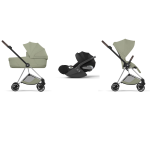 Cybex Trio Mios Style Chrome-Sage Green con Cloud T i-Size