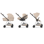 Cybex Trio Mios Style Chrome-Cozy Beige con Cloud T Plus