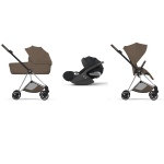 Cybex Trio Mios Style Chrome-Coconut Brown con Cloud T Plus