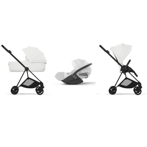 Cybex Trio Mios Style Matt Black-Off White con Cloud T Plus