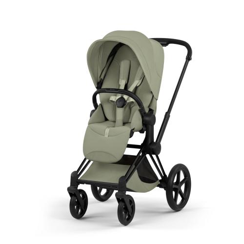 Cybex Trio Priam Style Sage Green con telaio Matt black e Cloud T I-Size Plus