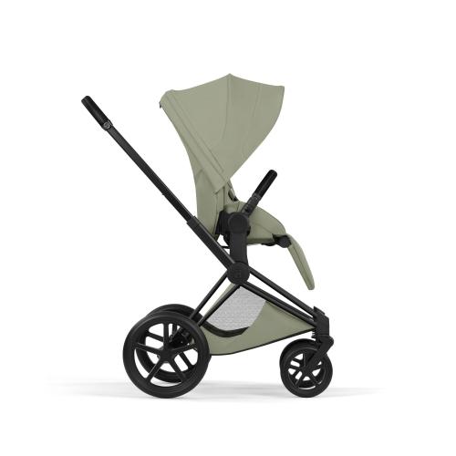 Cybex Trio Priam Style Sage Green con telaio Matt black e Cloud T I-Size Plus