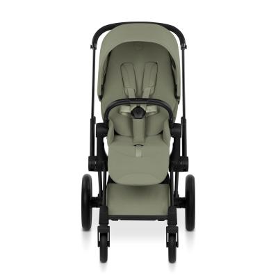 Cybex Trio Priam Style Sage Green con telaio Matt black e Cloud T I-Size Plus