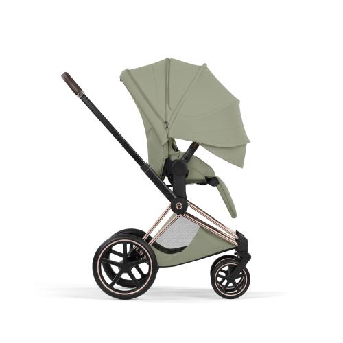 Cybex Platinum  PRIAM Style Trio Sage Green  Rosegold | rosegold con Cloud T Plus