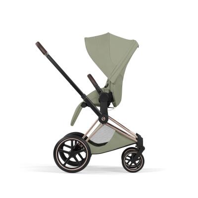 Cybex Platinum  PRIAM Style Trio Sage Green  Rosegold | rosegold con Cloud T Plus