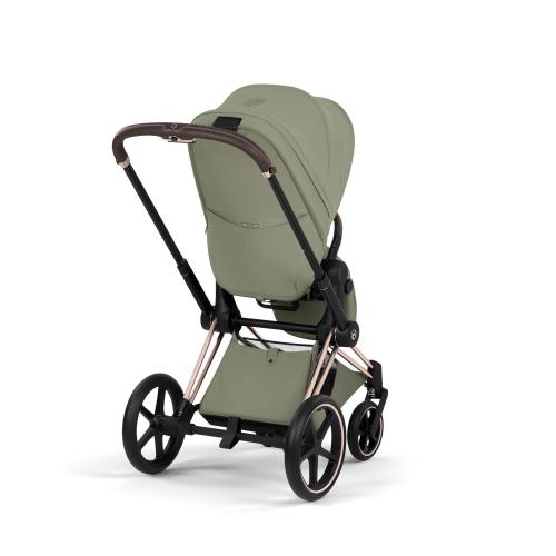 Cybex Platinum  PRIAM Style Trio Sage Green  Rosegold | rosegold con Cloud T Plus