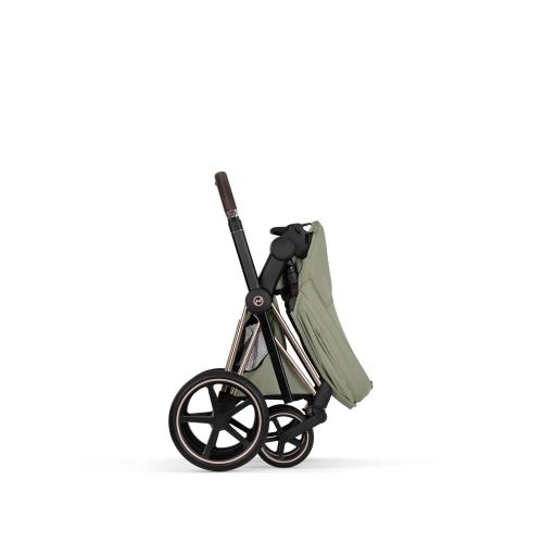 Cybex Platinum  PRIAM Style Trio Sage Green  Rosegold | rosegold con Cloud T Plus