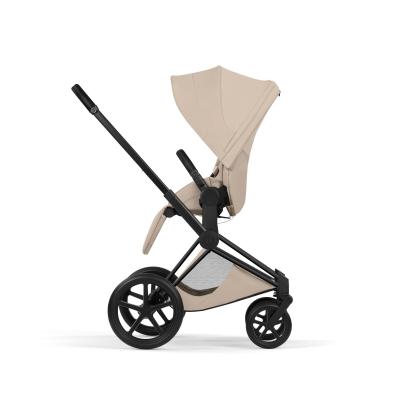 Cybex Priam Style Matt Black-Cozy Beige con Cloud T I-Size Plus