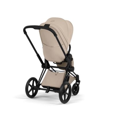 Cybex Priam Style Matt Black-Cozy Beige con Cloud T I-Size Plus