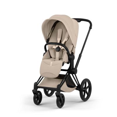 Cybex Priam Style Matt Black-Cozy Beige con Cloud T I-Size Plus