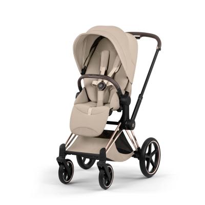 Cybex Priam Style Rosegold-Cozy Beige con Cloud T I-Size Plus