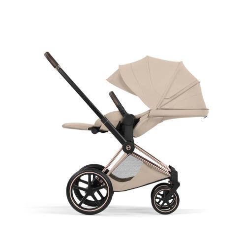 Cybex Priam Style Rosegold-Cozy Beige con Cloud T I-Size Plus