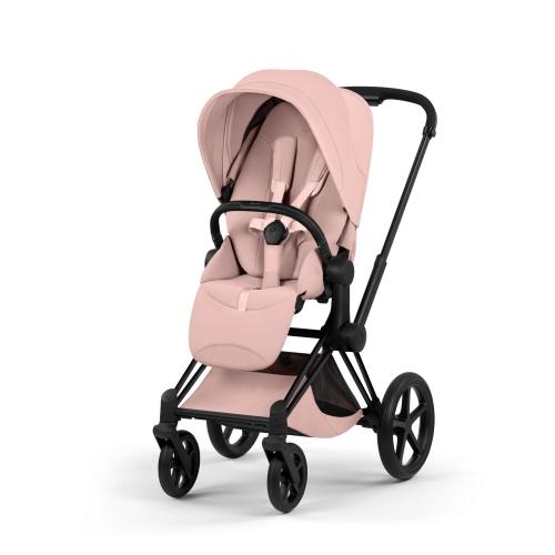 Cybex Trio Priam Style Matt Black-Peach Pink con Cloud T I-Size Plus