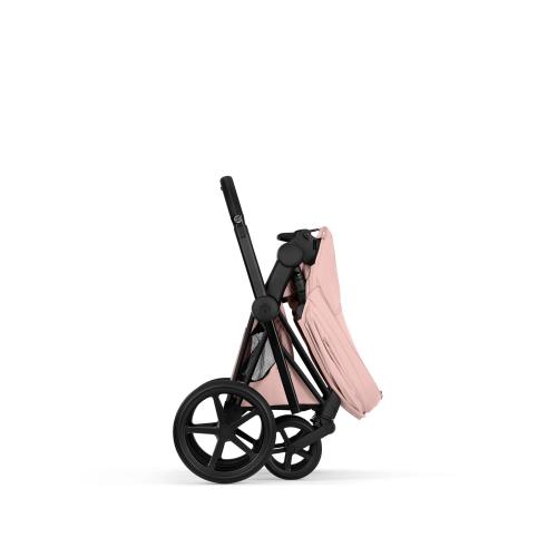 Cybex Trio Priam Style Matt Black-Peach Pink con Cloud T I-Size Plus