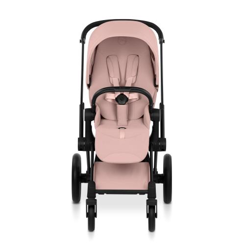 Cybex Trio Priam Style Matt Black-Peach Pink con Cloud T I-Size Plus