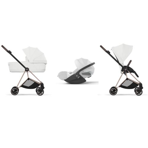 Cybex Trio Mios Style Rosegold-Off White con Cloud T Plus